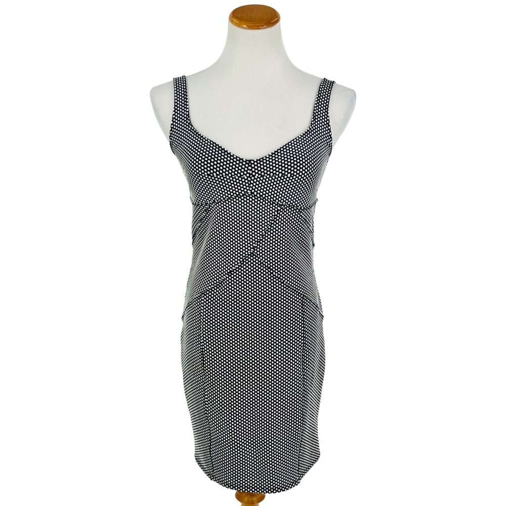Free People Intimately Sexy Black & White Polka Dot Bodycon Mini Dress - Picture 14 of 16